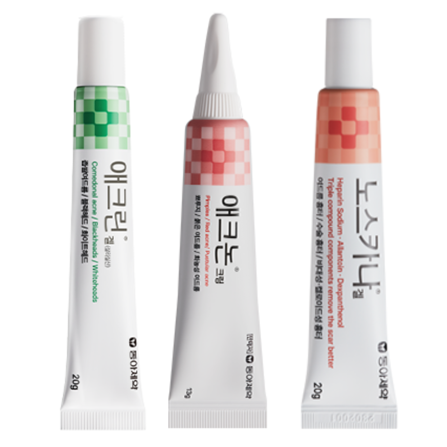 K-Pharmacy Viral Bestseller Bundle for Acne (Ecrin Gel 20g + Acnon Cream 13g + Noscarna Gel 10g)